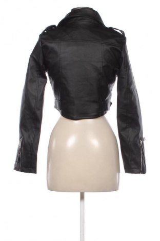 Γυναικείο δερμάτινο μπουφάν Unbranded, Μέγεθος XS, Χρώμα Μαύρο, Τιμή 21,99 €