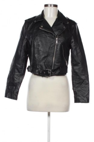 Дамско кожено яке Unbranded, Размер M, Цвят Черен, Цена 19,42 €