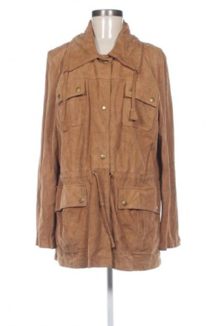 Geacă de piele pentru femei Unbranded, Mărime XL, Culoare Maro, Preț 258,99 Lei