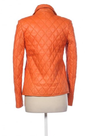 Дамско кожено яке Unbranded, Размер M, Цвят Оранжев, Цена 94,23 €
