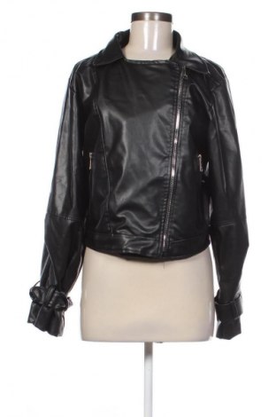 Geacă de piele pentru femei Unbranded, Mărime L, Culoare Negru, Preț 154,49 Lei