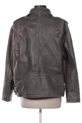 Geacă de piele pentru femei Unbranded, Mărime M, Culoare Gri, Preț 112,99 Lei