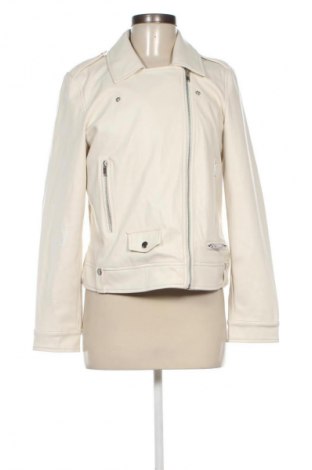 Dámska kožená bunda  Vero Moda, Veľkosť L, Farba Kremová, Cena  21,00 €