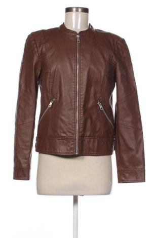 Damen Lederjacke Vero Moda, Größe L, Farbe Braun, Preis 21,00 €