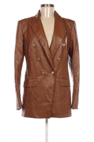 Női bőrdzseki Zara, Méret M, Szín Barna, Ár 9 599 Ft