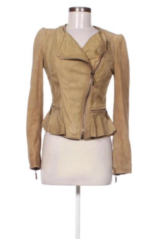 Damen Lederjacke Zara, Größe S, Farbe Gelb, Preis 79,76 €