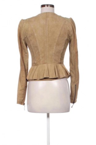 Damen Lederjacke Zara, Größe S, Farbe Gelb, Preis 79,76 €