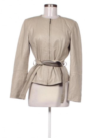 Damen Lederjacke Zara, Größe M, Farbe Beige, Preis 89,21 €