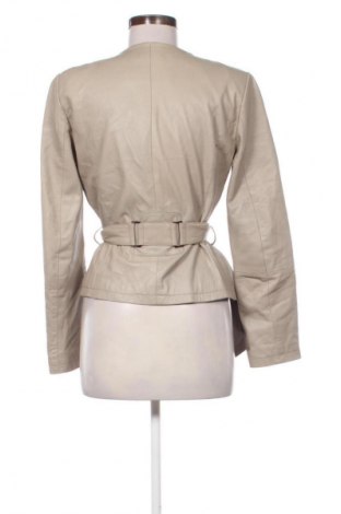 Damen Lederjacke Zara, Größe M, Farbe Beige, Preis 89,21 €