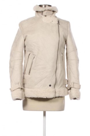 Damenmantel Bershka, Größe XS, Farbe Ecru, Preis € 42,99