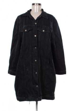 Γυναικείο παλτό DF, Μέγεθος 3XL, Χρώμα Μαύρο, Τιμή 49,00 €