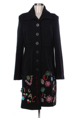Дамско палто Desigual, Размер L, Цвят Черен, Цена 74,13 €