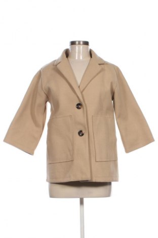 Damski płaszcz NEW COLLECTION, Rozmiar M, Kolor Beżowy, Cena 77,99 zł