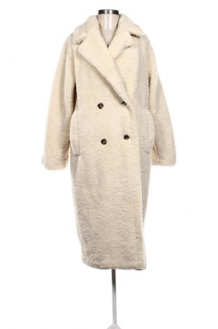 Palton de femei Zara, Mărime S, Culoare Ecru, Preț 118,99 Lei
