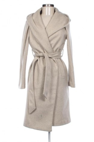 Palton de femei Zara, Mărime S, Culoare Ecru, Preț 182,46 Lei