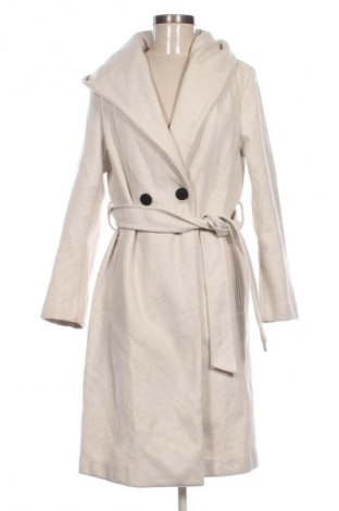 Palton de femei Zara, Mărime L, Culoare Ecru, Preț 132,99 Lei