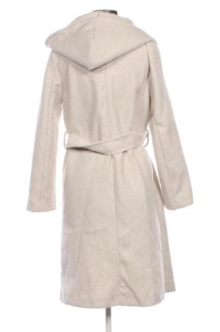 Palton de femei Zara, Mărime L, Culoare Ecru, Preț 132,99 Lei