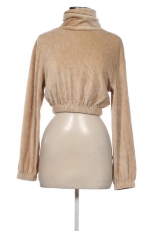 Damen Rollkragen Bershka, Größe XS, Farbe Beige, Preis 6,99 €