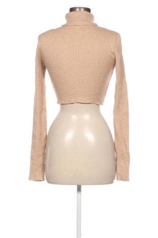 Damen Rollkragen Bershka, Größe M, Farbe Beige, Preis 6,99 €