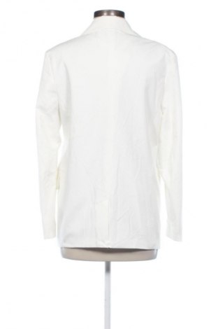 Sacou de femei Bershka, Mărime S, Culoare Alb, Preț 130,33 Lei