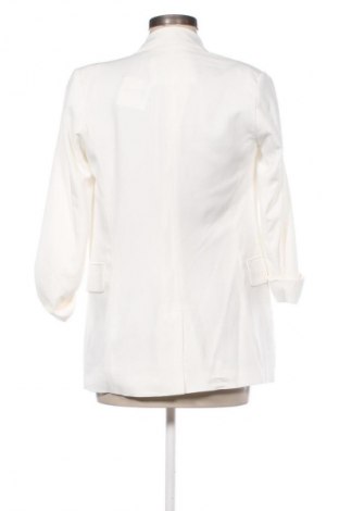 Sacou de femei Bershka, Mărime XS, Culoare Alb, Preț 130,33 Lei