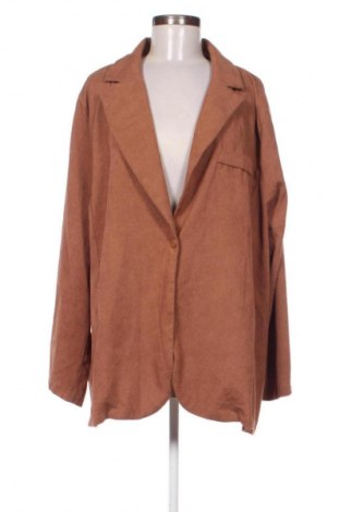 Damski żakiet SHEIN, Rozmiar 3XL, Kolor Brązowy, Cena 131,49 zł