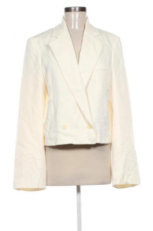 Damen Blazer Zara, Größe M, Farbe Ecru, Preis 21,99 €