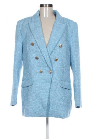Sacou de femei Zara, Mărime XL, Culoare Albastru, Preț 106,99 Lei