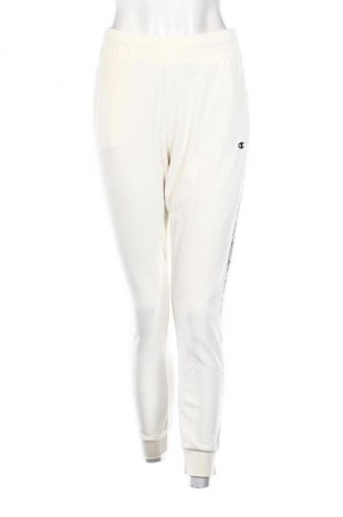 Damskie spodnie sportowe Champion, Rozmiar M, Kolor ecru, Cena 91,09 zł