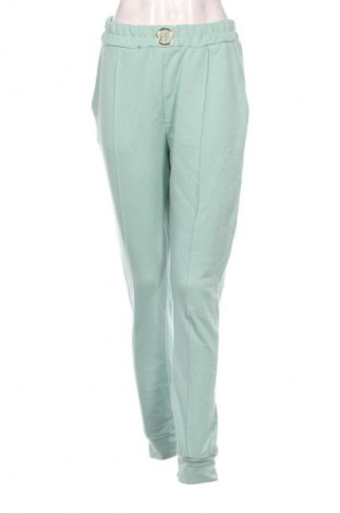 Damskie spodnie sportowe Paparazzi Fashion, Rozmiar L, Kolor Zielony, Cena 44,99 zł