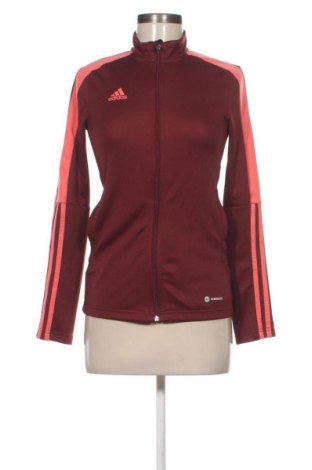 Дамско спортно горнище Adidas, Размер XS, Цвят Червен, Цена 19,42 €