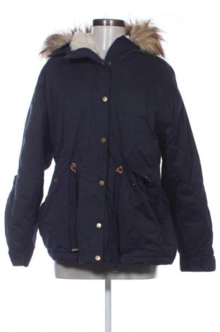 Geacă de femei Pull&Bear, Mărime L, Culoare Albastru, Preț 133,99 Lei