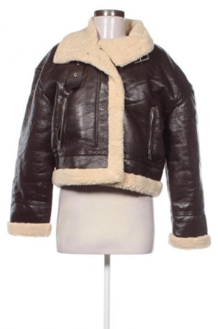 Geacă de femei Pull&Bear, Mărime M, Culoare Maro, Preț 294,99 Lei