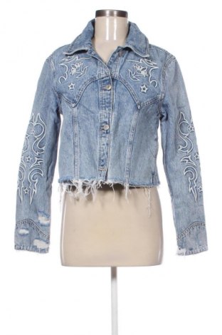 Geacă de femei Stradivarius, Mărime L, Culoare Albastru, Preț 104,26 Lei