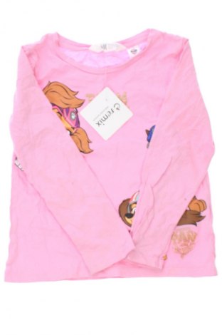 Детска блуза H&M, Размер 4-5y/ 110-116 см, Цвят Розов, Цена 4,60 €