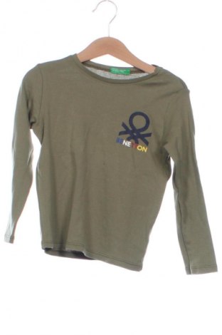 Dziecięca bluzka United Colors Of Benetton, Rozmiar 2-3y/ 98-104 cm, Kolor Zielony, Cena 64,30 zł
