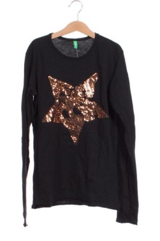 Dziecięca bluzka United Colors Of Benetton, Rozmiar 11-12y/ 152-158 cm, Kolor Czarny, Cena 31,99 zł