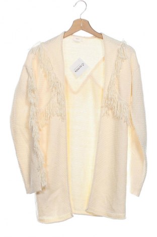 Kinder Strickjacke Mango, Größe 13-14y/ 164-168 cm, Farbe Beige, Preis 7,99 €