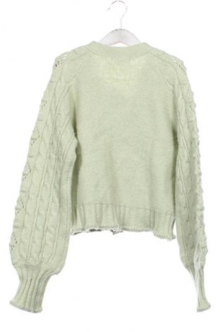 Kinder Strickjacke Melby, Größe 11-12y/ 152-158 cm, Farbe Grün, Preis 6,99 €