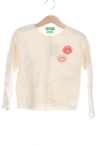 Kinder Strickjacke United Colors Of Benetton, Größe 2-3y/ 98-104 cm, Farbe Ecru, Preis € 9,99