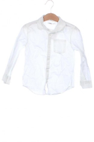 Kinderhemd Sinsay, Größe 3-4y/ 104-110 cm, Farbe Weiß, Preis 5,60 €