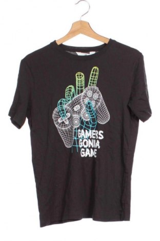 Dziecięcy T-shirt H&M, Rozmiar 12-13y/ 158-164 cm, Kolor Szary, Cena 20,99 zł