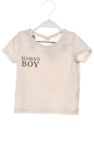 Dziecięcy T-shirt SHEIN, Rozmiar 6-9m/ 68-74 cm, Kolor Beżowy, Cena 26,79 zł