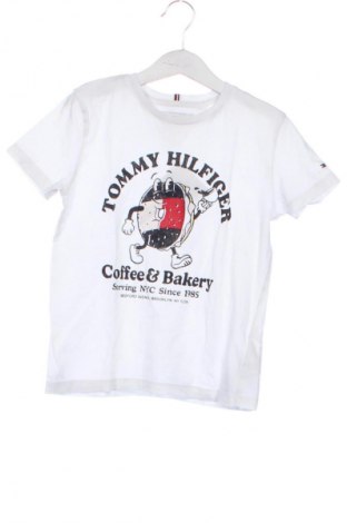 Dziecięcy T-shirt Tommy Hilfiger, Rozmiar 6-7y/ 122-128 cm, Kolor Biały, Cena 53,58 zł