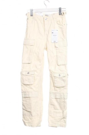 Kinderjeans Bershka, Größe 10-11y/ 146-152 cm, Farbe Beige, Preis 13,99 €