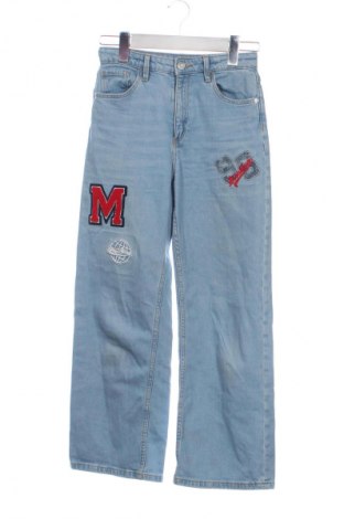Dziecięce jeansy H&M, Rozmiar 9-10y/ 140-146 cm, Kolor Niebieski, Cena 87,37 zł