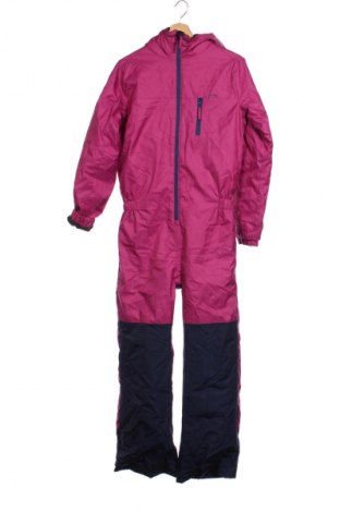 Dziecięcy kombinezon do uprawiania sportów zimowych Decathlon, Rozmiar 11-12y/ 152-158 cm, Kolor Różowy, Cena 88,99 zł