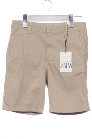 Kinder Shorts Zara, Größe 10-11y/ 146-152 cm, Farbe Beige, Preis 10,00 €