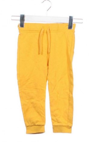 Dziecięce spodnie United Colors Of Benetton, Rozmiar 18-24m/ 86-98 cm, Kolor Żółty, Cena 34,99 zł
