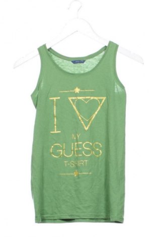 Podkoszulek dziecięcy Guess, Rozmiar 12-13y/ 158-164 cm, Kolor Zielony, Cena 27,99 zł